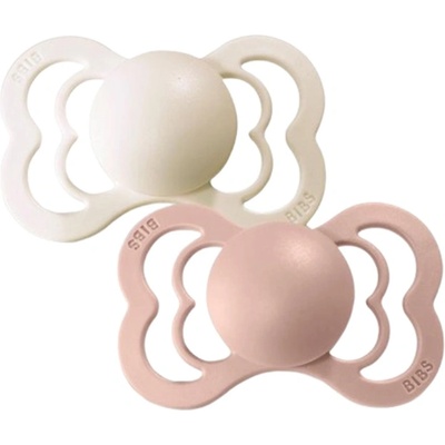 BIBS Силиконови залъгалки Bibs - Supreme, Ivory-Blush, 6-18 м, 2 броя (270221)