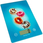 Voltz Кухненска везна Oliver Voltz OV51651KD Doughnut, 5 кг, ТАРА, Стъклена, Донат, Син (OV51651KD -donat) Кухненски везни