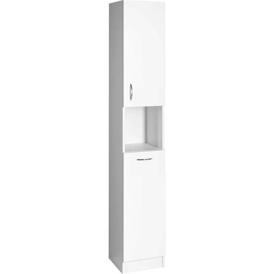 Aqualine SIMPLEX ECO vysoká skrinka s košom 30x180x30cm