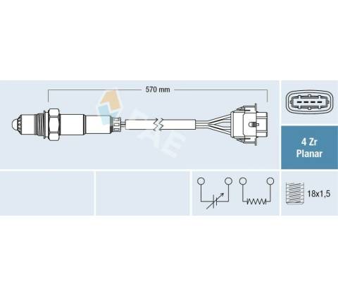 Lambda sonda FAE 77154