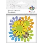 TITANUM 3D material flowers 5 colors