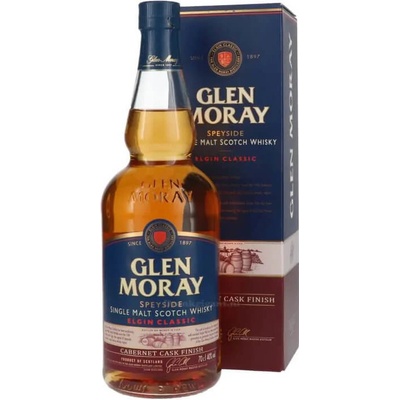 Glen Moray Elgin Classic Cabernet Cask Finish 40% 0,7 l (dárčekové balenie)