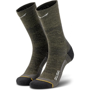 Salewa Мъжки туристически чорапи Salewa Ortles AM Crew Sock Walking socks - Dark Olive - размер 42-44 (EU) (207-2043-0212)