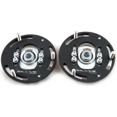 Silver Project Přední horní uložení tlumičů (Pillowball Top Mounts) Silver Project BMW E81 / E82 / E87 / E88 - 3D verze pro stavitelný podvozek