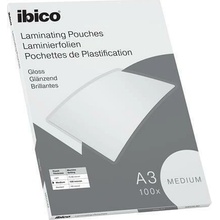 Laminovací fólie "Medium", 100 mikronů, A3, lesklá, 100 ks, IBICO 627312