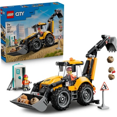 LEGO® City 60480 Žlutý nakladač s rypadlem