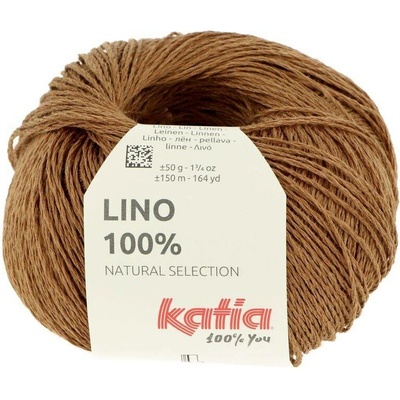 Katia Lino 100 % hnědá 24