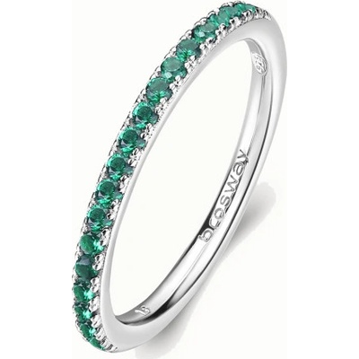 BROSWAY stříbrný prsten Life Green BWFLG65