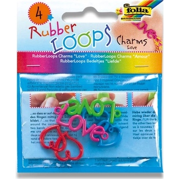 Loops Přívěsky Rubber 4 ks ve 4 barvách