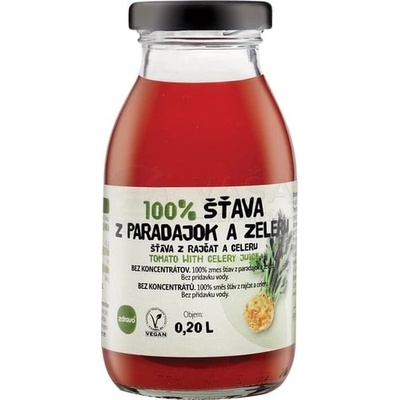 Zdravo 100% paradajky a zeler 200 ml