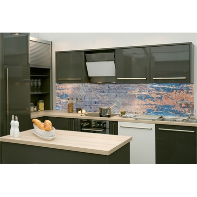 DIMEX ART Фототапет за кухня - стара боядисана ламарина 260 x 60 см