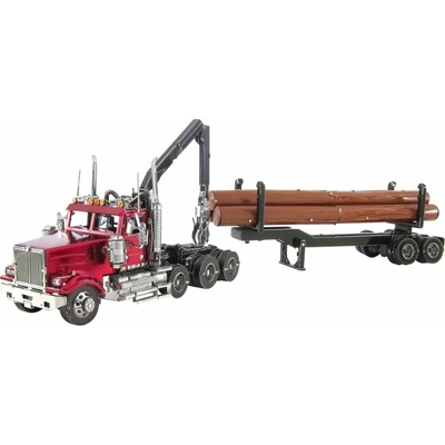 Metal Earth 3D puzzle Western Star 4900 Log Truck s návěsem (ICONX) 134 ks