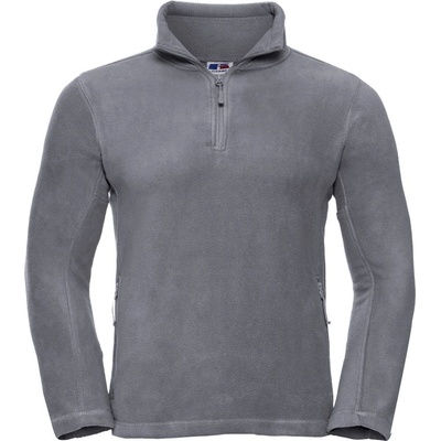 Russell Athletic 874M / Мъжки полар суитшърт с 3/4 цип - сив цвят convoy XL (10874M25304)