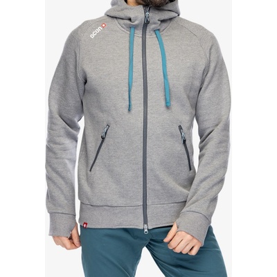 Ocun Hoodie zipper blue opal/excalibur
