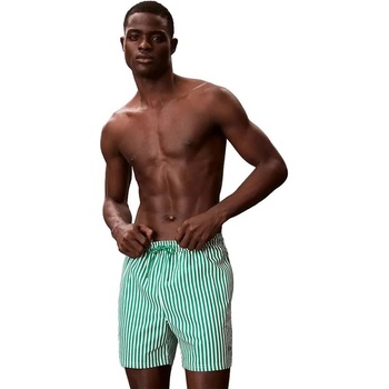 Calvin Klein Бански гащета Calvin klein LV00N61045 swimming boxer - Green (20186 Penny Stripe / Mardi Gras Green)