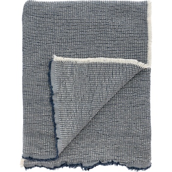 Södahl Шалте Waffle 130 x 170 см синьо (24620)