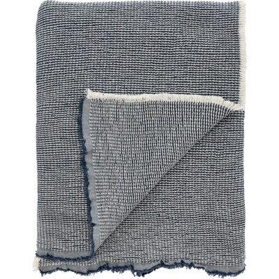 Södahl Шалте Waffle 130 x 170 см синьо (24620)