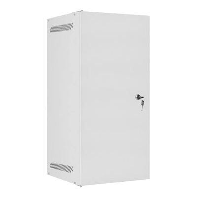 Lanberg rack cabinet 10" wall-mount 12U/280x310 for self-assembly with metal door grey (flat pack) (WF10-2312-00S)