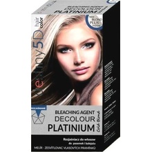 Professional Hair Care Destiny 5D Decolour Platinium bílý platinový melír na vlasy 40 g + 80 ml