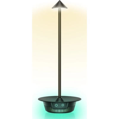 TECHLY I-LAMP-TABLE3 Безжична LED лампа с RGB сензорна димируема основа (I-LAMP-TABLE3)