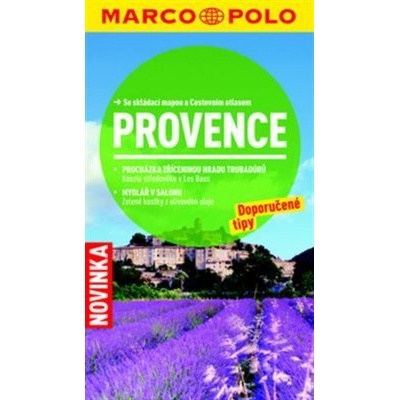 Průvodce se skládací mapou Provence