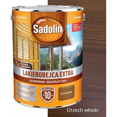 Lazura na dřevo Sadolin rozpouštědlová 5 l ořech