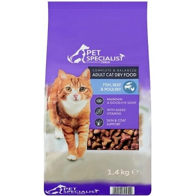 Pet Specialist s rybou hovädzinou a hydinou 1,4 kg