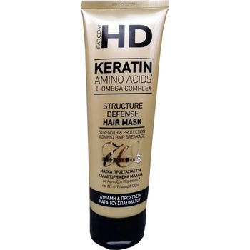 FARCOM HD маска за коса 250мл, keratin amino acids+omega complex, structure defense