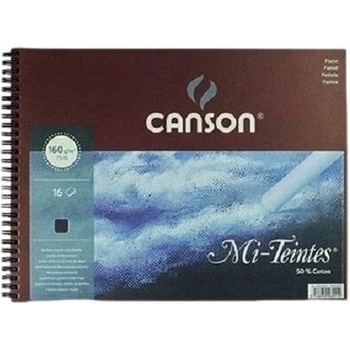 Canson Mi-Teintes Скицник 16 24x32 cm 160 g Noir (C400030226)