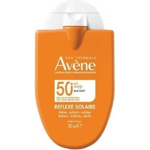 Eau Thermale Avène Слънцезащитен крем за лице и тяло със SPF50+ , Avene Reflex Sun Face & Body Sunscreen for Babies, Children and Adults SPF50+ 30 ml