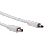 ACT AK3962 Кабел Mini DisplayPort от мъжки към мъжки 3 м бял (AK3962)