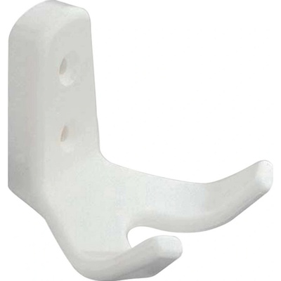 Háček 417 plast bílý 62 mm x 57 mm x 62 mm