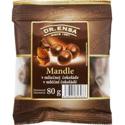 Dr. Ensa mandle v mléčné čokoládě 80 g
