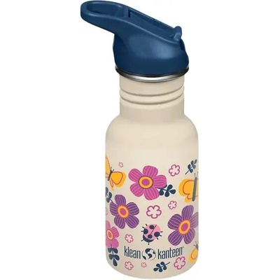 Klean Kanteen dětská nerezová lahev Kid Classic Narrow 12oz Butterflies 355 ml