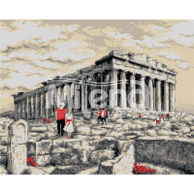 Milena Style Атина - гоблен със схема конци dmc 1: 4