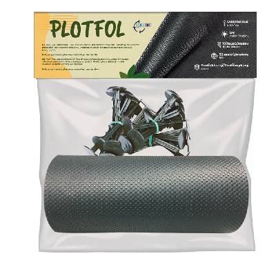 POD-PLOT FÓLIE - velkoobchodní balení - Délka 50 m. Rozměry: šířka 25 cm/tloušťka 1,35 mm/role 50 m, 100 ks plastový hřeb
