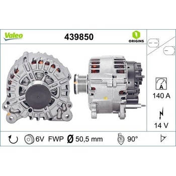 Alternátor VALEO 439850