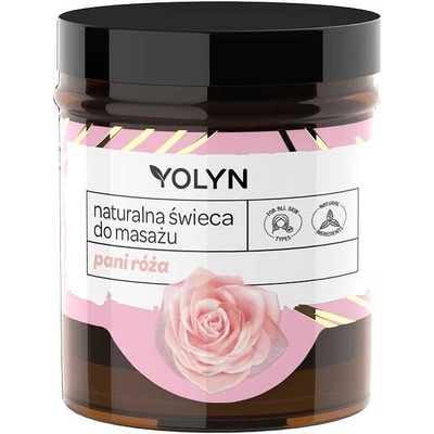 Yolyn Натурална масажна свещ Роза YOLYN Rose Massage Candle Outlet (YNC008098-A)