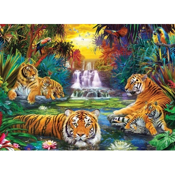 Image 1 of EUROGRAPHICS - Puzzle Tigers Eden XL - 500 piese
