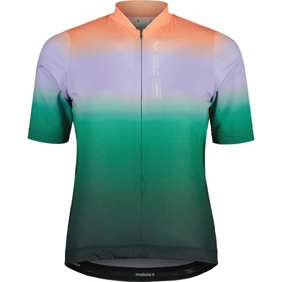 Maloja Дамска фланелка с къс ръкав за колоездене Maloja Women's VaridM. Cycling jersey - Mountain Pine Rainbow (156-3056-0414)