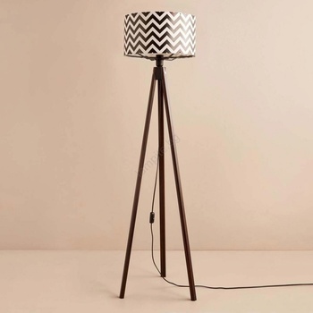 ASIR GROUP Подова лампа AYD 1xE27/40W/230V кафява/черна/бяла (AS2892)