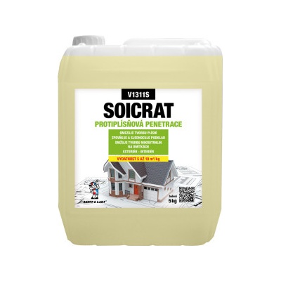 SOICRAT protiplísňová penetrace V1311S, 5 kg – Zboží Mobilmania