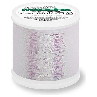 Připlétací nit Madeira Metallic 50 (500m) barva 400 pink light