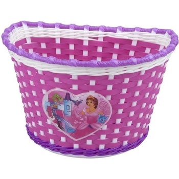 PRO-T Dětský koš PRO-T na řídítka Girl růžovo-bílo-fialová