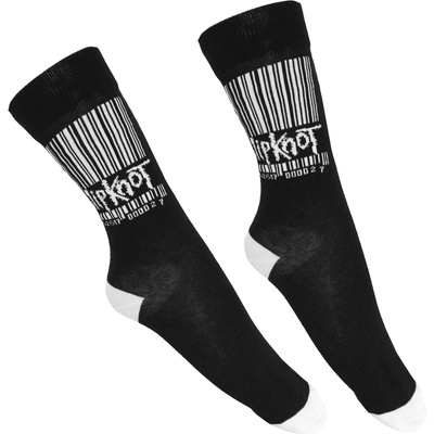 ROCK OFF чорапи Slipknot Barcode Logo- BL - ROCK OFF - SKSCK10MB