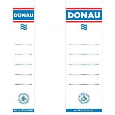 Zasúvacie etikety pre pákové zakladače Donau, 5 cm, 20 ks