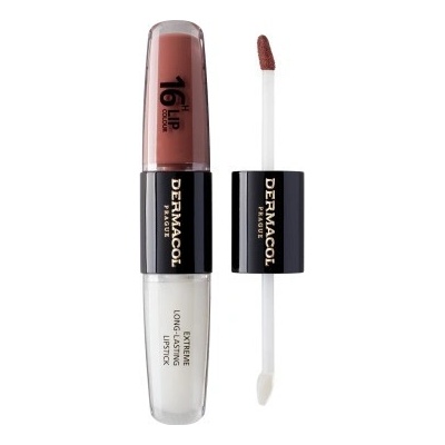 Dermacol Dlouhotrvající dvoufázová barva na rty a lesk 16H Lip Colour Extreme Long-Lasting Lipstick 31 4 + 4 ml