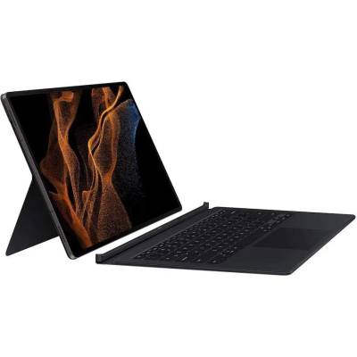 Samsung Book Cover Keyboard EF-DX900UBE - оригинален кейс, клавиатура и поставка за Samsung Galaxy Tab S8 Ultra (черен)
