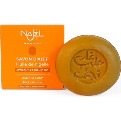 Najel mydlo Aleppo s rascou čiernou 100 g