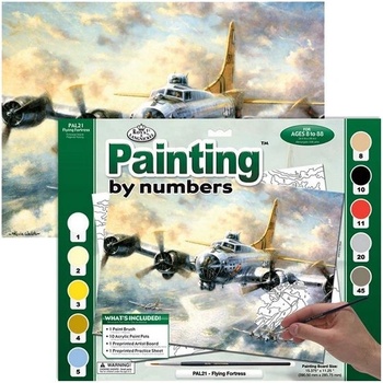 Malování podle čísel Letadlo